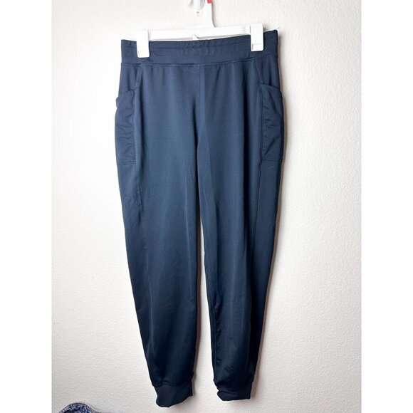 Fabletics Black Jogger Pants Womens Size M Stretchy & Comfortable With Pockets - Picture 1 of 8
